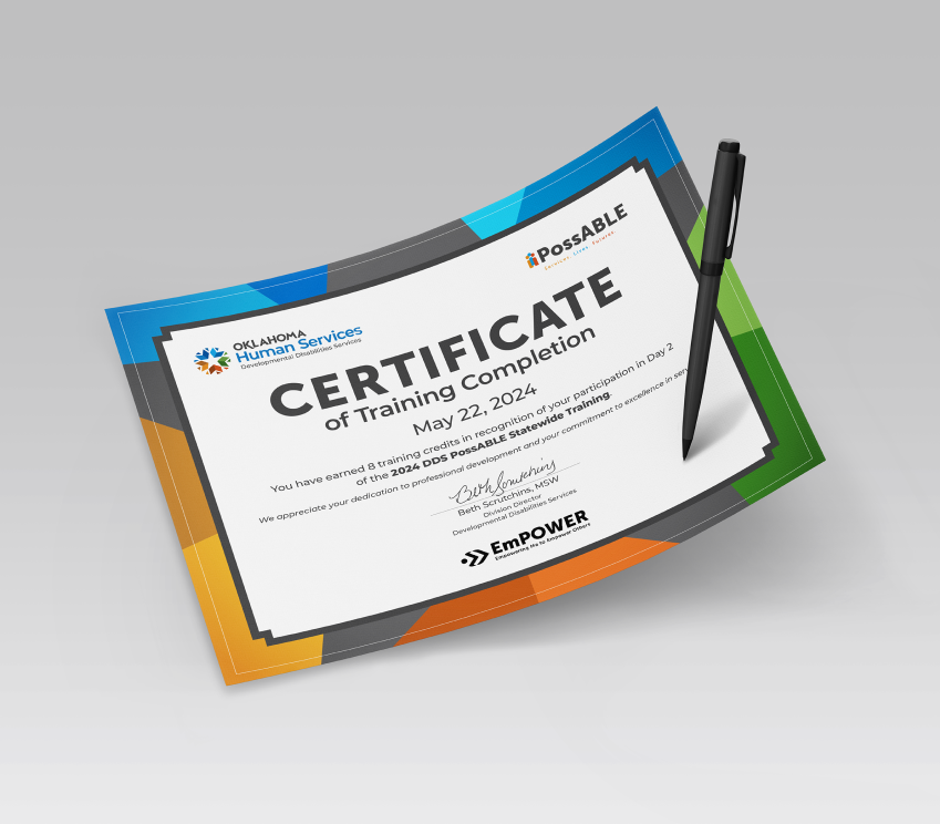 Certificate of Training Completion