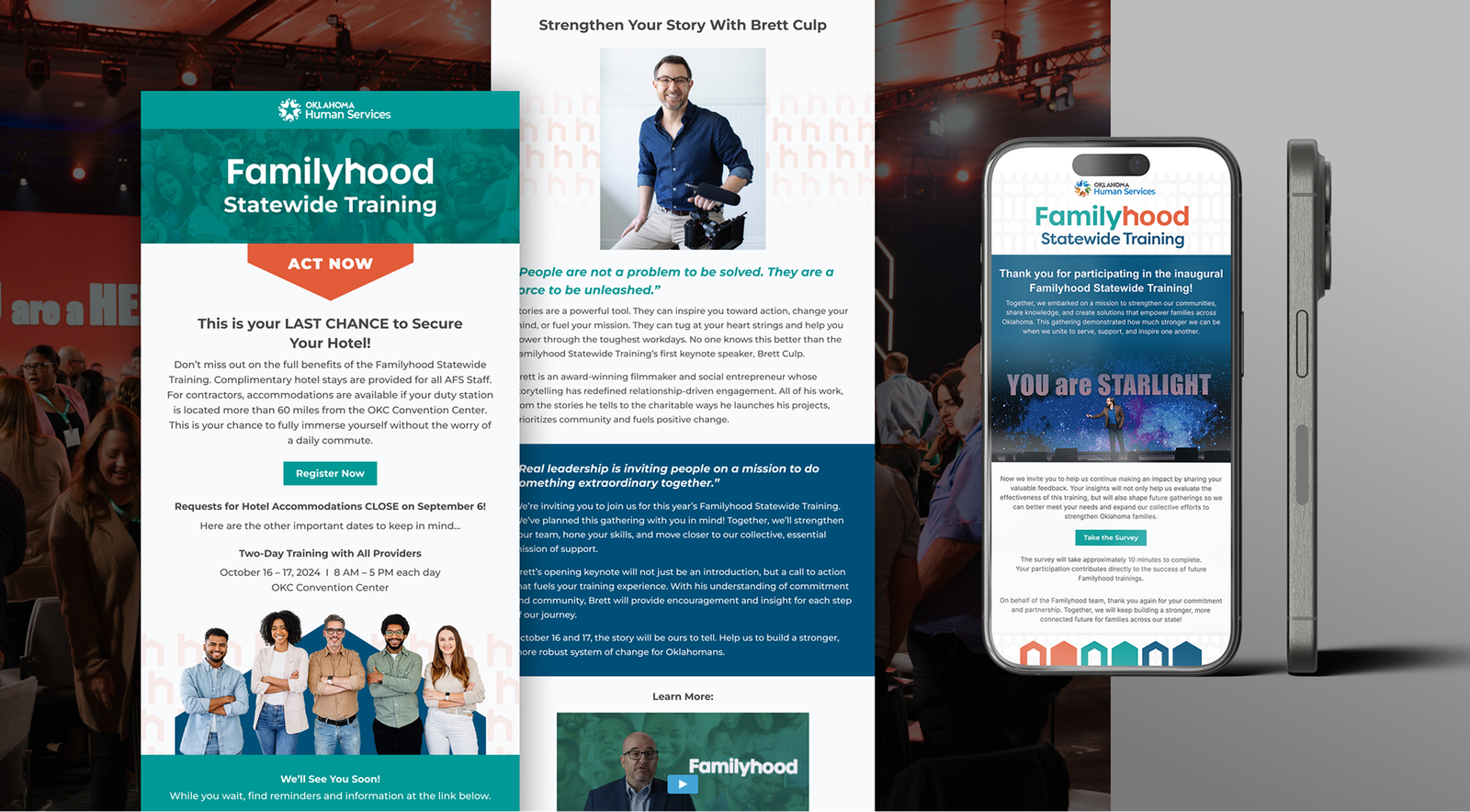 Familyhood email campaigns