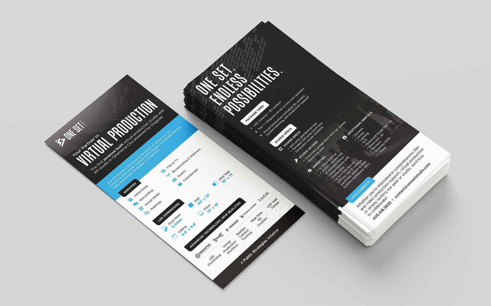 One Set Studio rack cards
