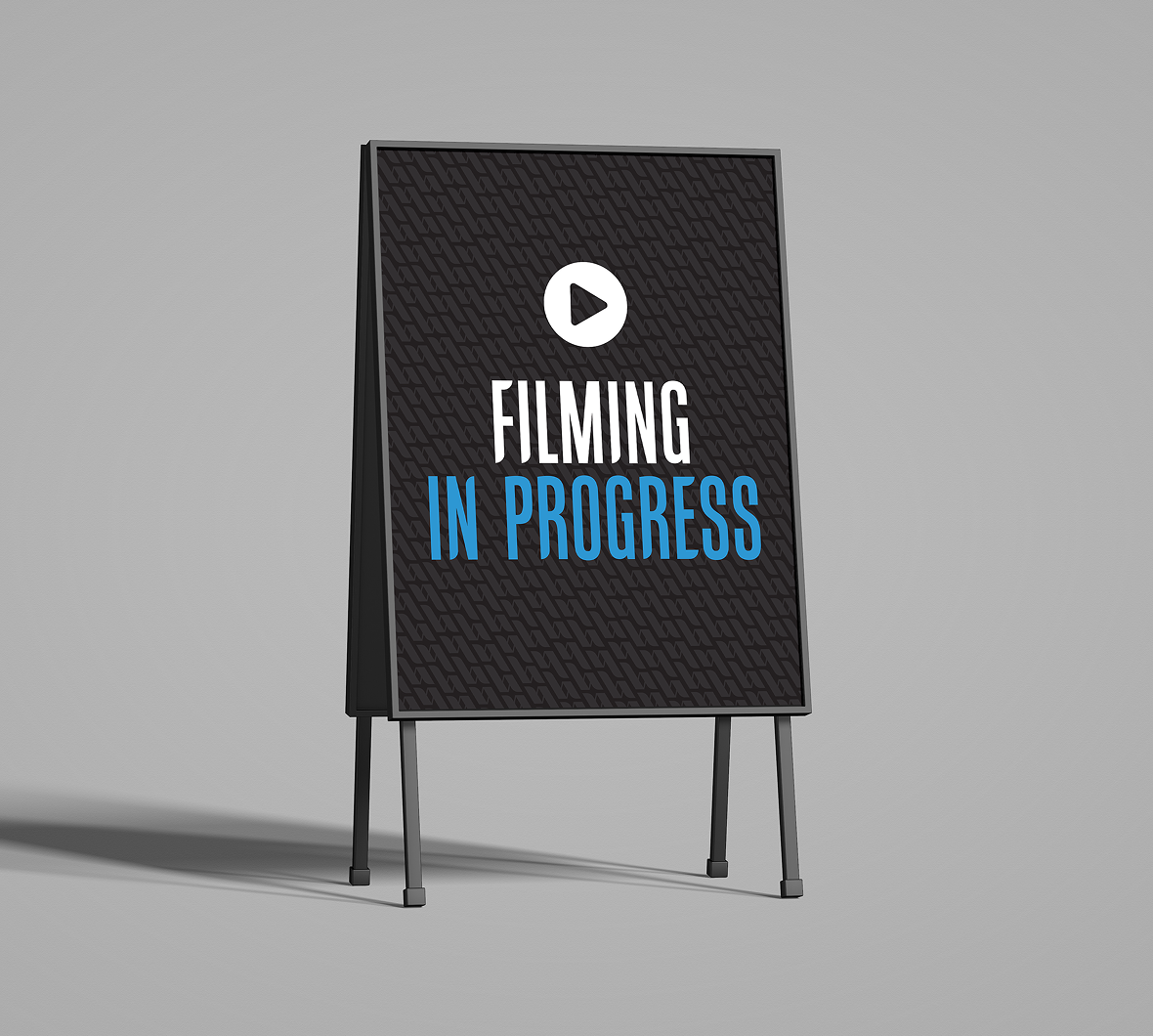 One Set Studio A-frame sign