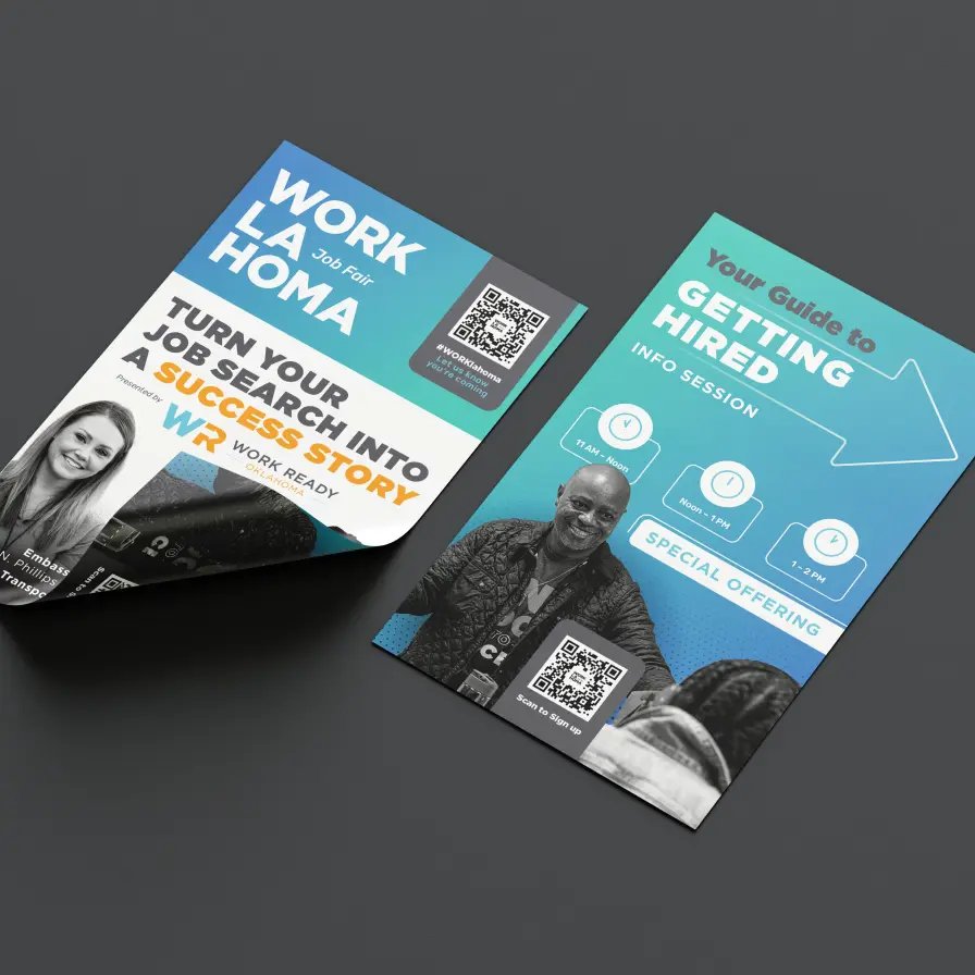 WORKlahoma print flyers