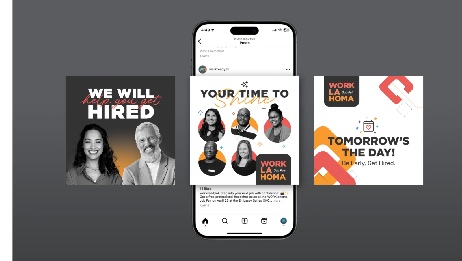 WORKlahoma social media posts