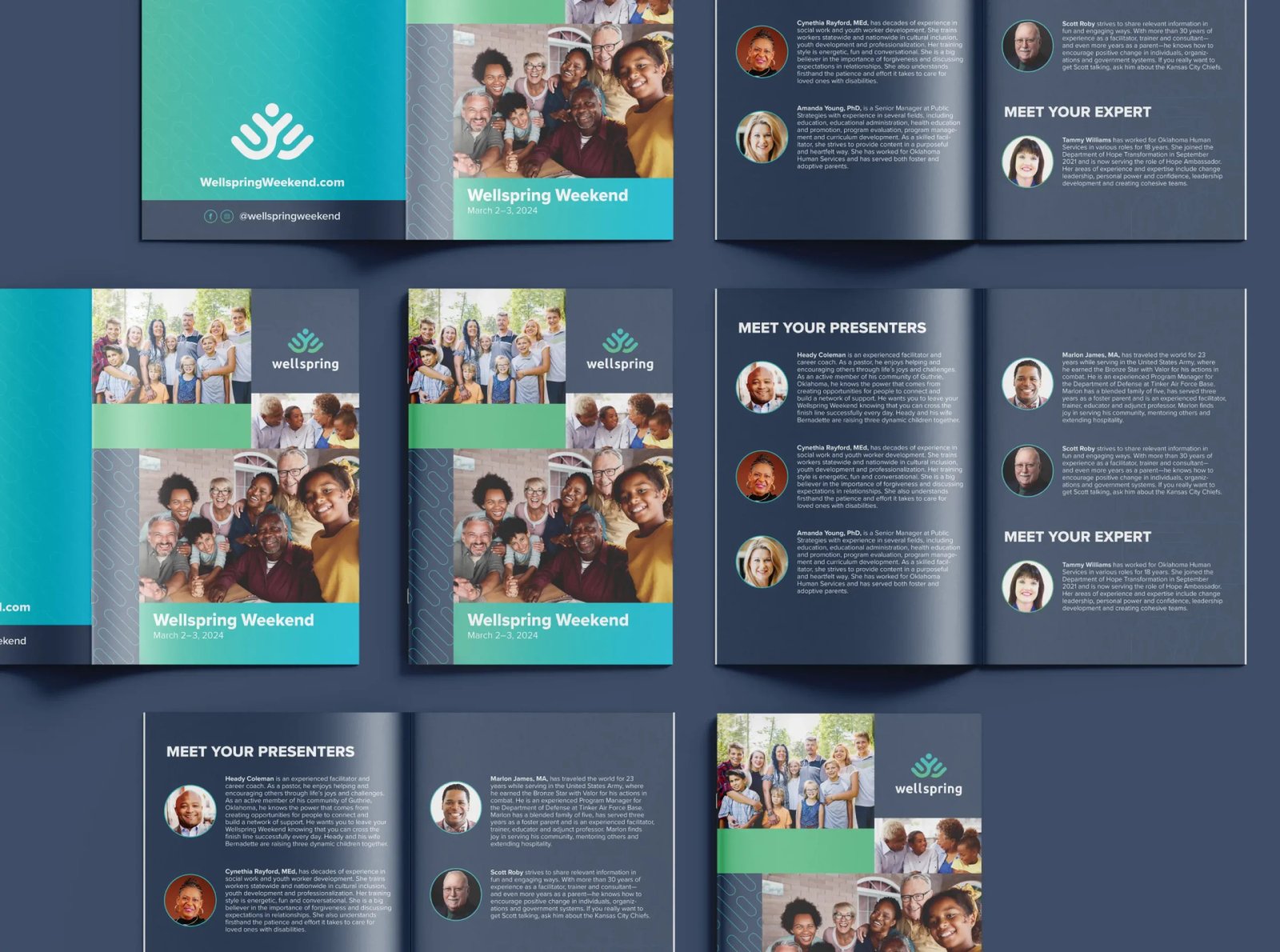 Wellspring Weekend program booklets